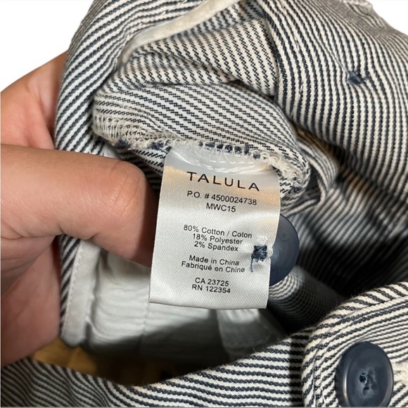Aritzia Talula Starboard Nautical Shorts - Picture 4 of 4